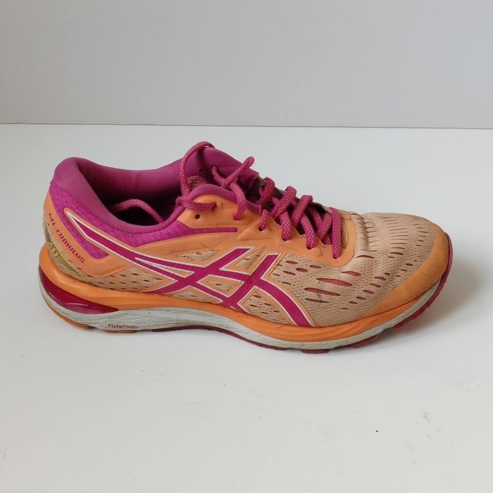 Asics Running Shoes - Orange Pink (Size US 10)